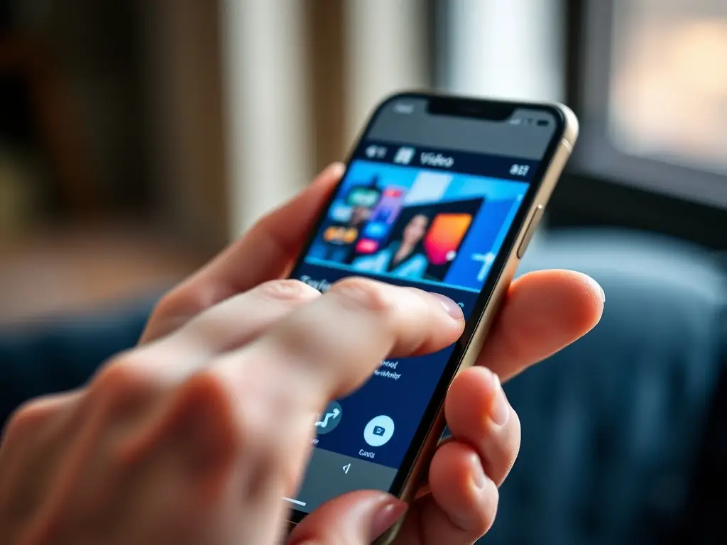 A close-up shot of a smartphone displaying a Facebook ad with a clear call-to-action button, showcasing a local Tampa Bay business's product. The ad is visually appealing and targeted to a specific demographic.